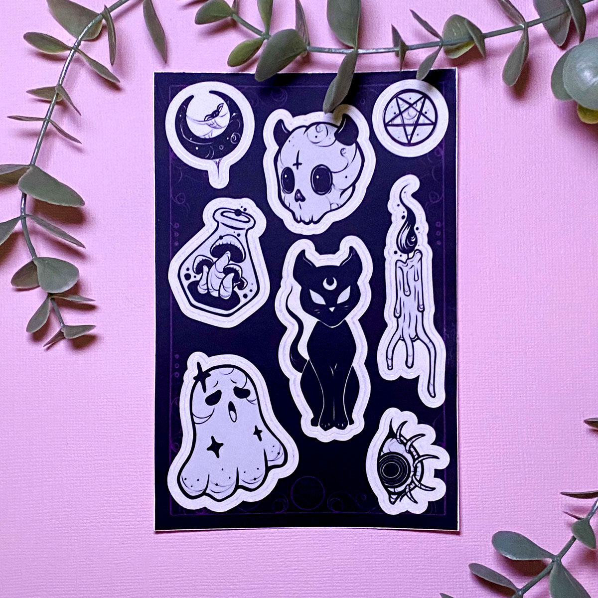 Planche Stickers Spooky