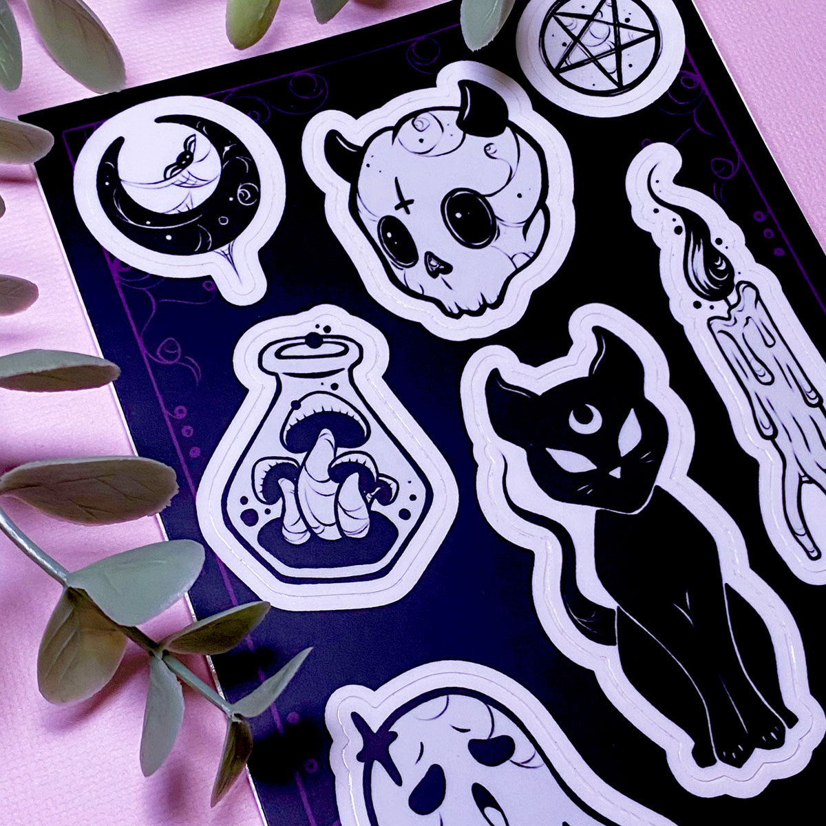 Planche Stickers Spooky