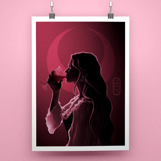 Print Carmilla (Red Moon)